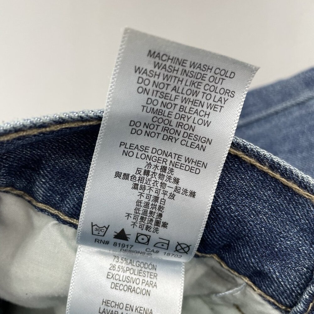 Levi’s 550 Jeans Relaxed Tapered Leg Denim Kids Youth 14R 27x27 - Picture 6 of 10